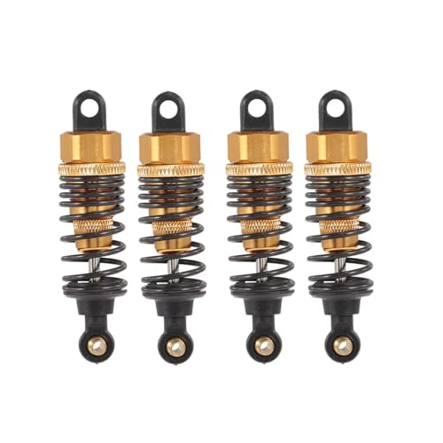 Amortisseur métallique RC 60mm pour drift et voiture de piste 1:10 HSP Redcat 4pcs jaune