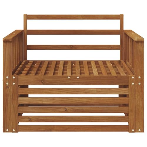 Canapé d'extérieur en bois d'acacia résistant 2 places - 3