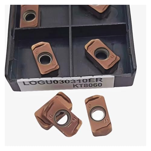 Fraisage CNC LOGU030310ER KT8060 carbure de tungstène pour porte-outil MFH03R 10pcs