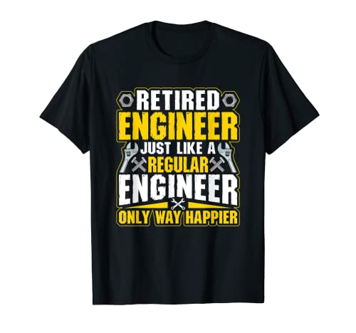 Retired Engineer Funny Engineering Engineer Retirement Camiseta