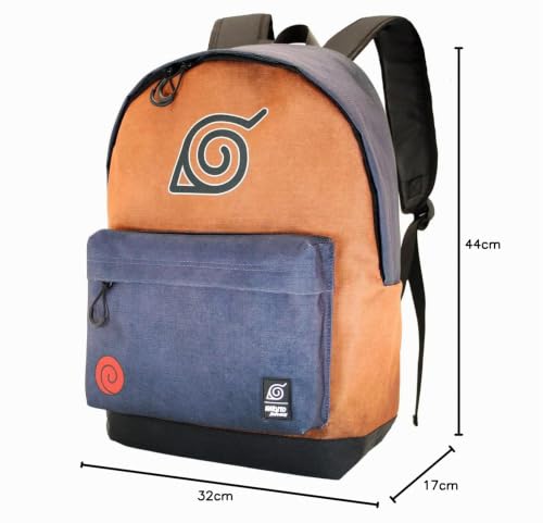 Mochila ECO 2.0 Naruto Symbol naranja escolar juvenil espaciosa de 22.5L 6