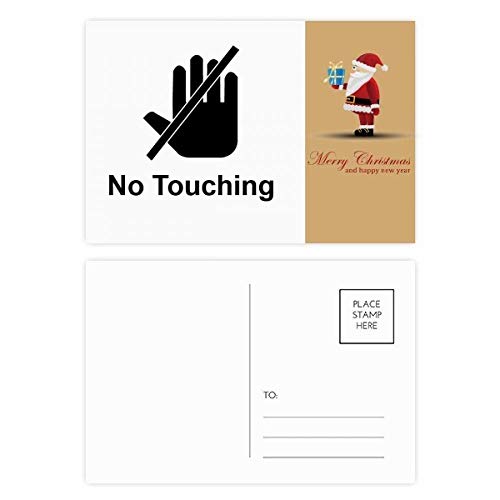 Cartes postales dessin animé Père Noël lot de 20 avec motif avertissement rigolo