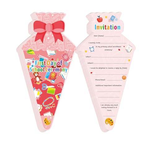 Invitaciones para regreso a clases SMARSTICKER infantiles ideales para fiestas de bienvenida