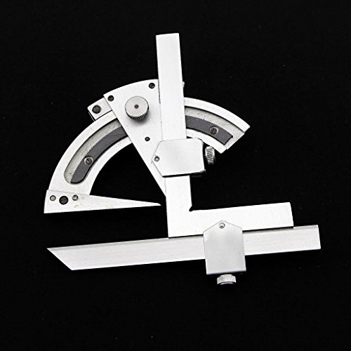 eoocvt 0-320° Universal Stainless Steel Vernier Bevel Protractor,Angle Finder for Woodworking, Carpenter, Construction, DIY Precision Angle Measuring Finder Ruler Tool