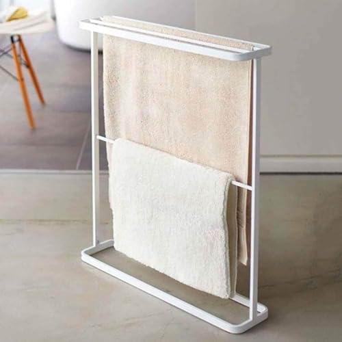 Porte-serviettes autonome pour stopper l'humidité et organiser sans percer les murs