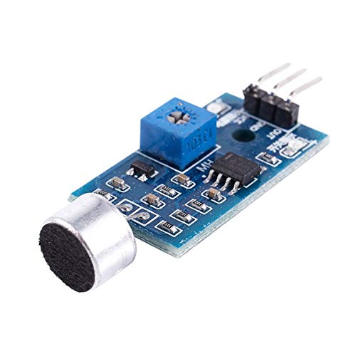 Lizusidtsy 3.3V/3.5V LM393 Microphone Amplifier Sound Sensor MIC Voice Module for, BLUE, 113244