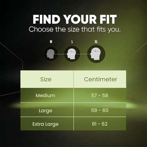 Image of Xtrac Ace Open Face Light Weight Helmet for Men & Women | ISI Certified | Green | XL