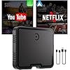Adaptador inalámbrico CarPlay para convertir adaptador de juego de coche con cable a inalámbrico, conexión rápida y estable, actualización 2025 Ai Box Car Play Soporte Netflix, YouTube, tarjeta TF