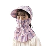 Photo Gallery dsfgrtj cappello da sole a quadri for donna con protezione for il collo - maschera visiera anti-uv for attività all aperto(purple) Photo Gallery dsfgrtj cappello da sole a quadri for donna con protezione for il collo - maschera visiera anti-uv for attività all aperto(purple)