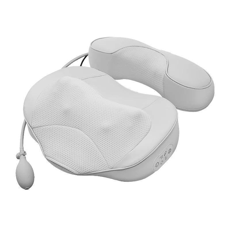 Image of Back Neck Massager Shiatsu Massage Pillow with Heat, Update 20 Deep Tissue Kneading Nodes Massage with Airbag for Shoulder Waist Muscle Pain Relief Electric Back Massager