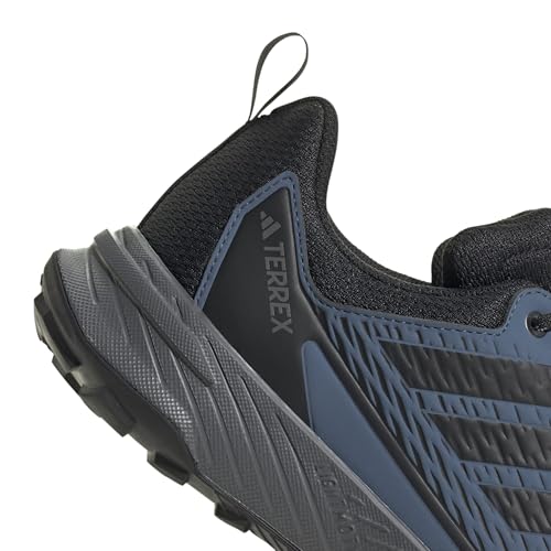 adidas Herren Terrex Tracefinder 2 Climaproof Trail Running Shoes, Core Black/Core Black/Semi Impact Orange, 46 EU