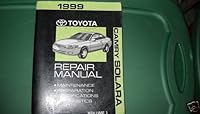 1999 Toyota Camry Solara Service Repair Shop Manual V 1 (volume 1) B0043EP5DG Book Cover