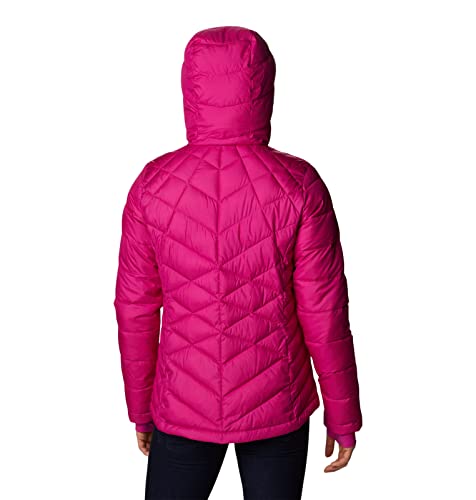 Image of Columbia Women's Omni-Heat Reflective Heavenly Hooded Hiking & Trekking Down Standard Length Jacket