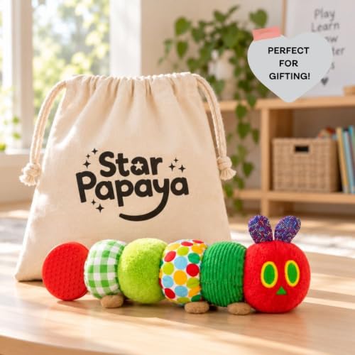 Image of Wigglebug Plush Caterpillar Soft Toy for Babies & Toddlers