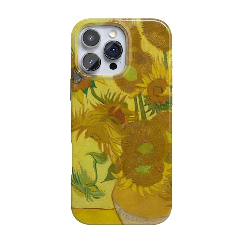 Casely iPhone 16 Pro Max Case | Van Gogh | Sunflowers Floral | Compatible with MagSafe | Classic Ultra Slim Design