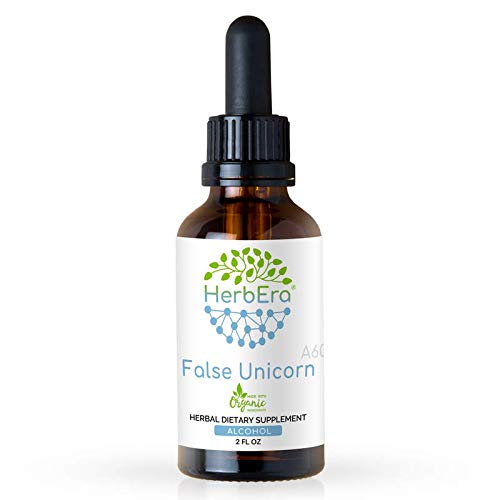 False Unicorn A60 Alcohol Herbal Extract Tincture, Wildcrafted False Unicorn (Chamaelirium Luteum) Dried Root (2 fl oz)
