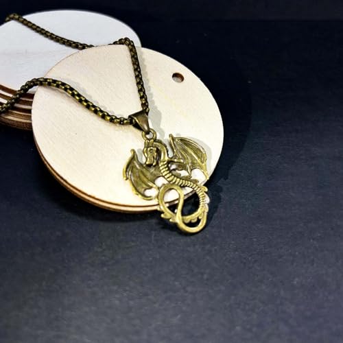 Mal Descendants Costume Descendants Accessories Maleficent Dragon Descendants Jewelry Necklace Measures 24 Inches Bronze2