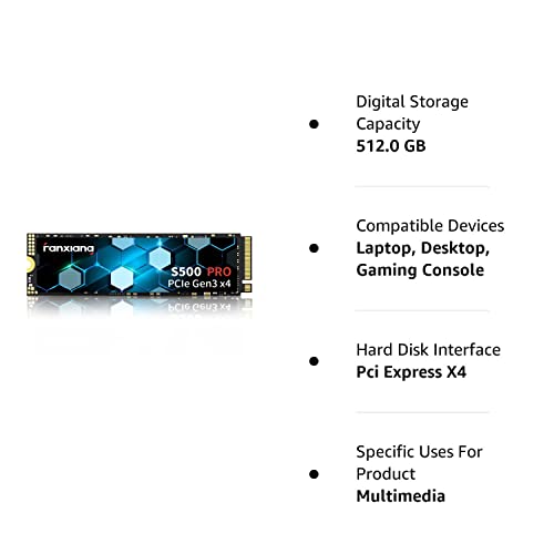 Build My PC, PC Builder, fanxiang 512GB SSD - S500 Pro