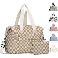 Corduroy Khaki Checkerboard