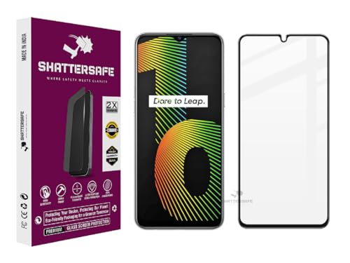 Image of Oleophobic Tempered Glass For Realme Narzo 10 / Narzo 10A / Narzo 20 / Narzo 20A / Narzo 30A / Narzo 50A / Narzo 50 Prime /Narzo 50i [Pack of 1]. Edge To Edge With Easy Installation Kit.