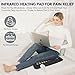 UTK Far Infrared Heating Pad for Back, 5X Deeper Pain Relief Pure Jade Heating Pad with 60 Natural Jades, FSA-HSA Eligible, Hotter to 159℉, 4H Auto Off, Gift for Women Men, Small (19