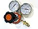 Devardi Glass Lampwork, Glass Blowing, Oxygen/Propane Torch Regulator, Hose Kit, w/3 inch gauges