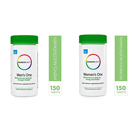 Rainbow Light Once Daily Multi-Vitamin Bundle Pack - Men's One and Women's One