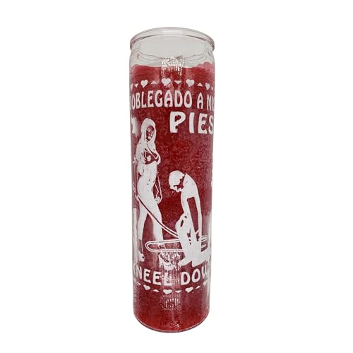 Generic Kneel Down Red 7 Day Ritual Candle