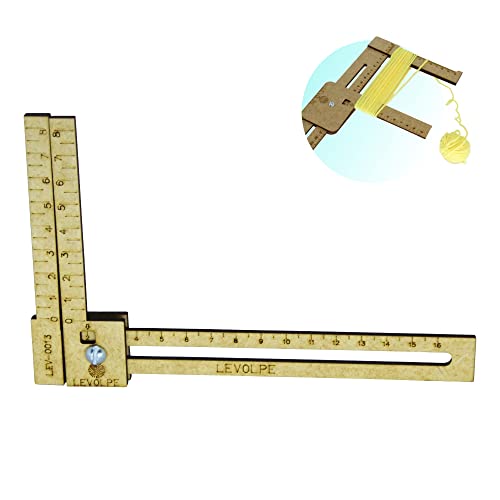 Régua Gabarito Regulável Cabelo De Boneca 02 A 16cm - Mdf