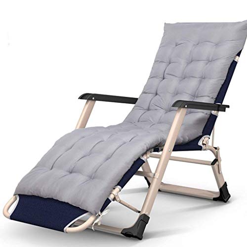 Chaise longue zéro gravité pliable noire | Support max 200 kg pour bureau et jardin