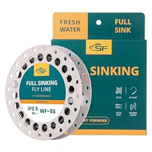 SF Voll Sinkende Fliegenschnur WF5 IPS5