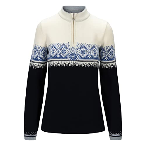 Image of Dale of Norway Moritz Women's Sweater - 100% Merino Wool Sweater for Women - Women's Pullover Sweaters - Ladies Sweater