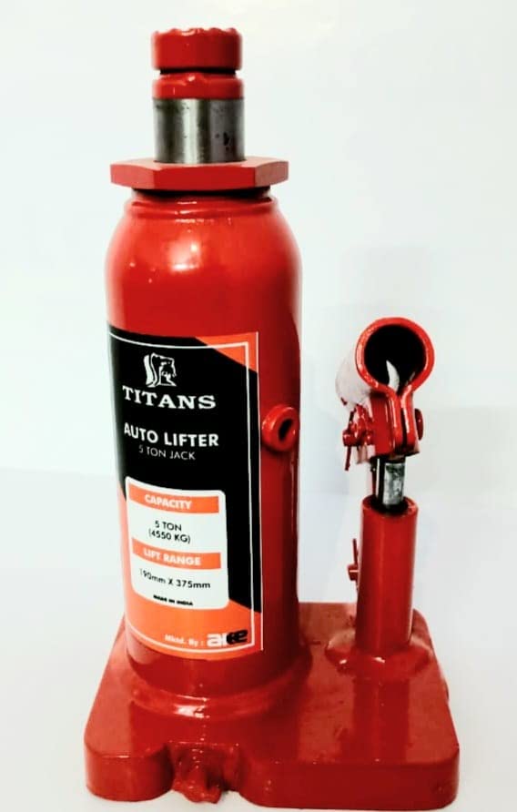 TITAN 5 TON Hydraulic Lift Bottle Jack for All Cars and SUVs