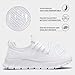 GDEKLO Tennis Shoes Womens Running Sneakers White Non Slip Walking Gym Workout Athletic Comfortable Size 7.5 Fashion Sport Casual Shoe