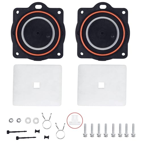 Karbay HP60/80 Air Pump Rebuild Kit for Hiblow HP 80 HP 60 Aerators HP-80-0110 Included Diaphram Filter and Screws Kit.