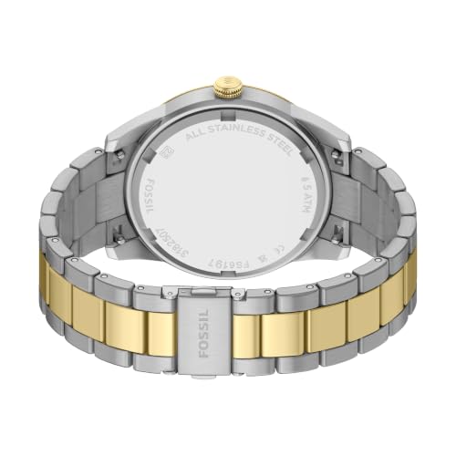 Image of Fossil Men's Watch, Pearson Multifunction Stainless Steel Watch for Men