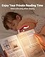 DEWENWILS Leselampe Buch Klemme, USB Wiederaufladbare Klemmleuchte für Lesen im Bett, 2 Helligkeitsstufen Leselicht, Warmweißes Buchlampe, Geschenk für Kinder und Bücherwürmer Rosa