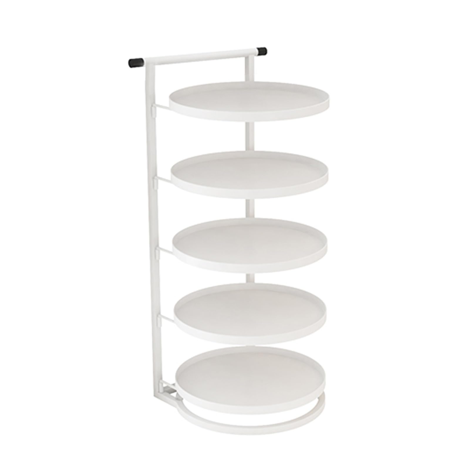 Estante De Almacenamiento De Alimentos De Varios Niveles, Bandeja De Clasificación De Alimentos De Pared(White,5 Tier)