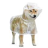 Diseño ajustable de doble botonadura: este impermeable para perro adopta un diseño de doble botonadura con botones pequeños, por lo que es fácil de poner y quitar sin causar molestias a los perros. Los botones permiten ajustar la zona de la cintura y el abdomen, asegurando un ajuste adecuado para perros de diferentes formas de cuerpo dentro del mismo rango de tamaño. El exquisito diseño no solo mejora la practicidad del abrigo, sino que también garantiza que se mantenga en su lugar cuando los perros corren o juegan, evitando que se resbale durante las actividades.