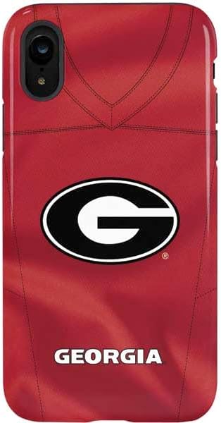 Skinit Pro Phone Case Compatible with iPhone XR - Officially Licensed University of Georgia Logo Red Design