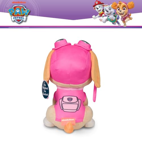 Image of Paw Patrol Girl Skye Bedding Weighted Cuddle Pillow, 3lb Soft Plush & Cozy Pillow for Comfort, (Officially Licensed Product) By Franco Calm