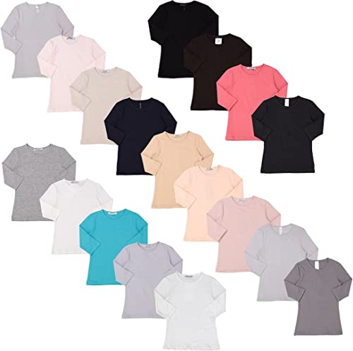 Kiki Riki Kids 3/4 Sleeve Shell White Medium #TOP1