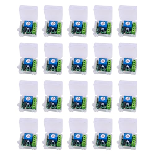 Kit récepteur relais 12V 433MHz pour motorisation d'éclairage extérieur et bricolage de jardin