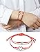 SmileBelle Mother Daughter Bracelets, Mothers Day Gifts for Mom 2PCS Mothers Day Bracelet from Daughter Handmade Red String Bracelets for Protection as Mommy and Me Birthday Jewelry Gifts