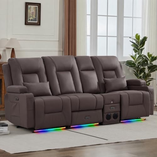 URRED Wall Hugger Power Reclining Loveseat Sofa