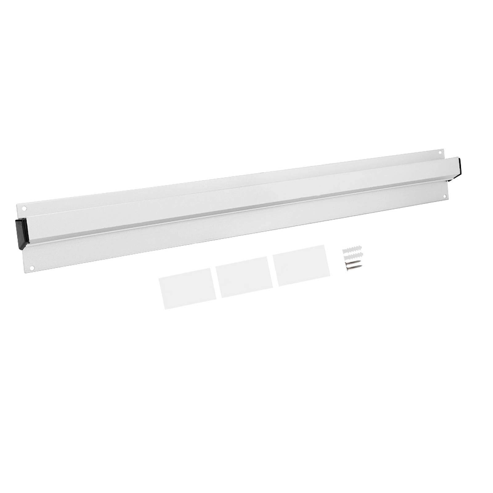 Aluminum Alloy Ticket Rack, Ticket Holder Alloy Bars 50cm/20'' Wall-Mounted Bill Clip Ticket Holder Receipt Hanging Check Rack Rail for Offices and Hotel Desk