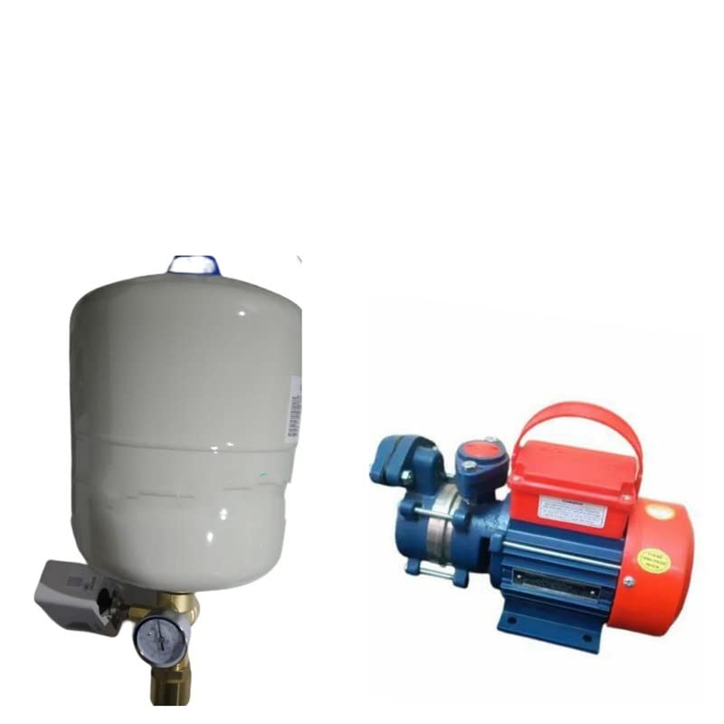 crompton make presure boosting domestic water pumps single phase  (multiclour) with 24 liter tank plus accessories set (crompton aqua 100 (1  hp) pump) : Amazon.in: Garden u0026 Outdoors