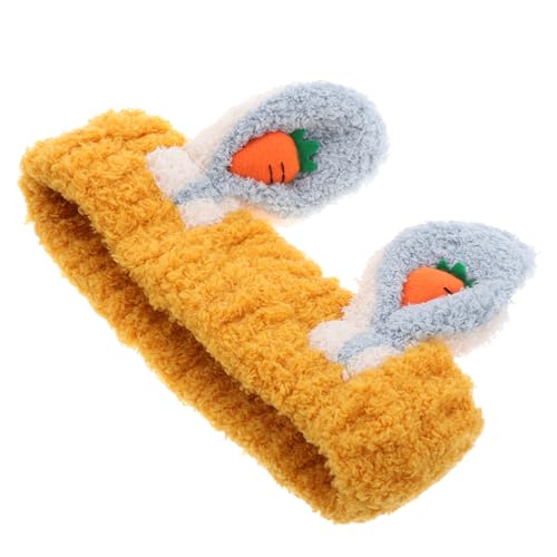 Homoyoyo Diadema Con Orejas De Conejo Zanahoria Diadema De Orejas De Conejito Cintas Para El Pelo Kawaii Diadema De Lavado De Cara Diadema Con Orejas De Conejo De Peluche Tela