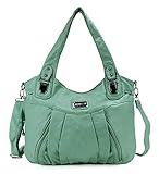Scarleton Zipper Washed Shoulder Bag H147253 - Mint