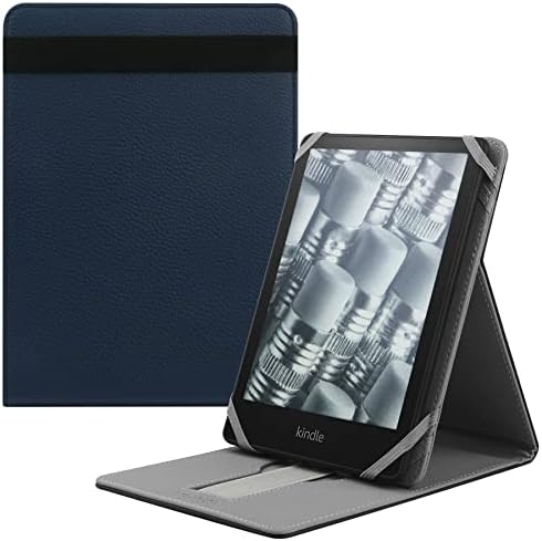 HoYiXi Foldable Case Compatible with 6.8" Kindle Paperwhite 11th Generation 2021/Signature Edition 2021/Kindle 2019 10th Gen Vertical Flip Stand Cover for 6-6.8'' Kindle Kobo Ebook Ereader - Green